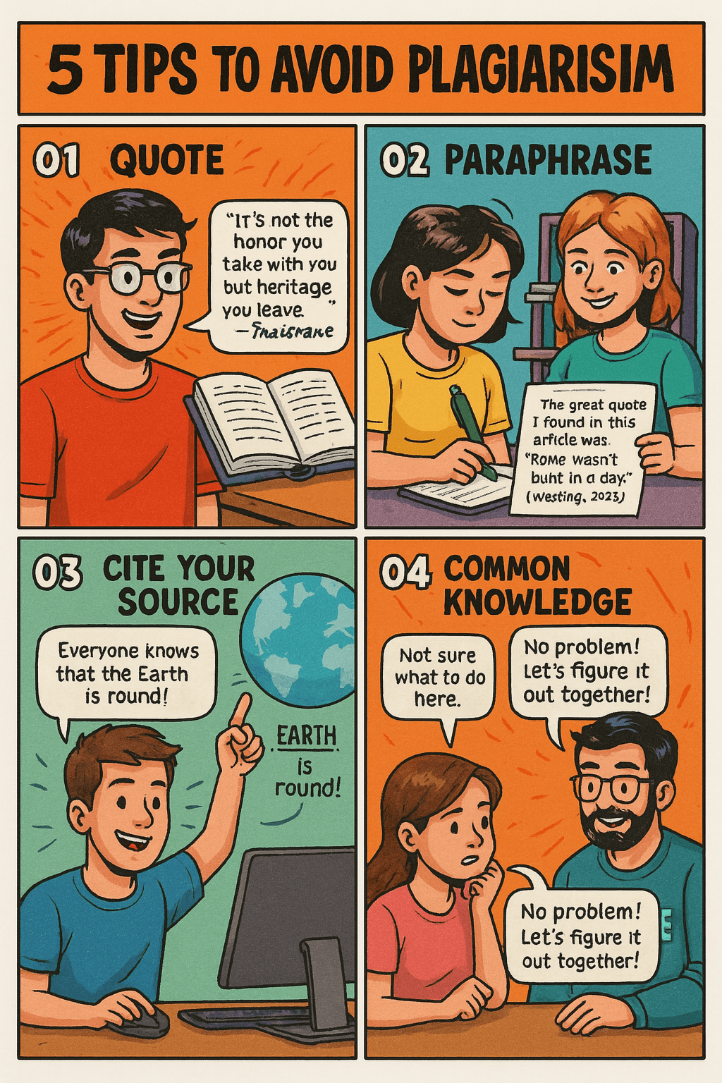 How to Avoid Plagiarism With Five Simple Steps image - rephrasy blog