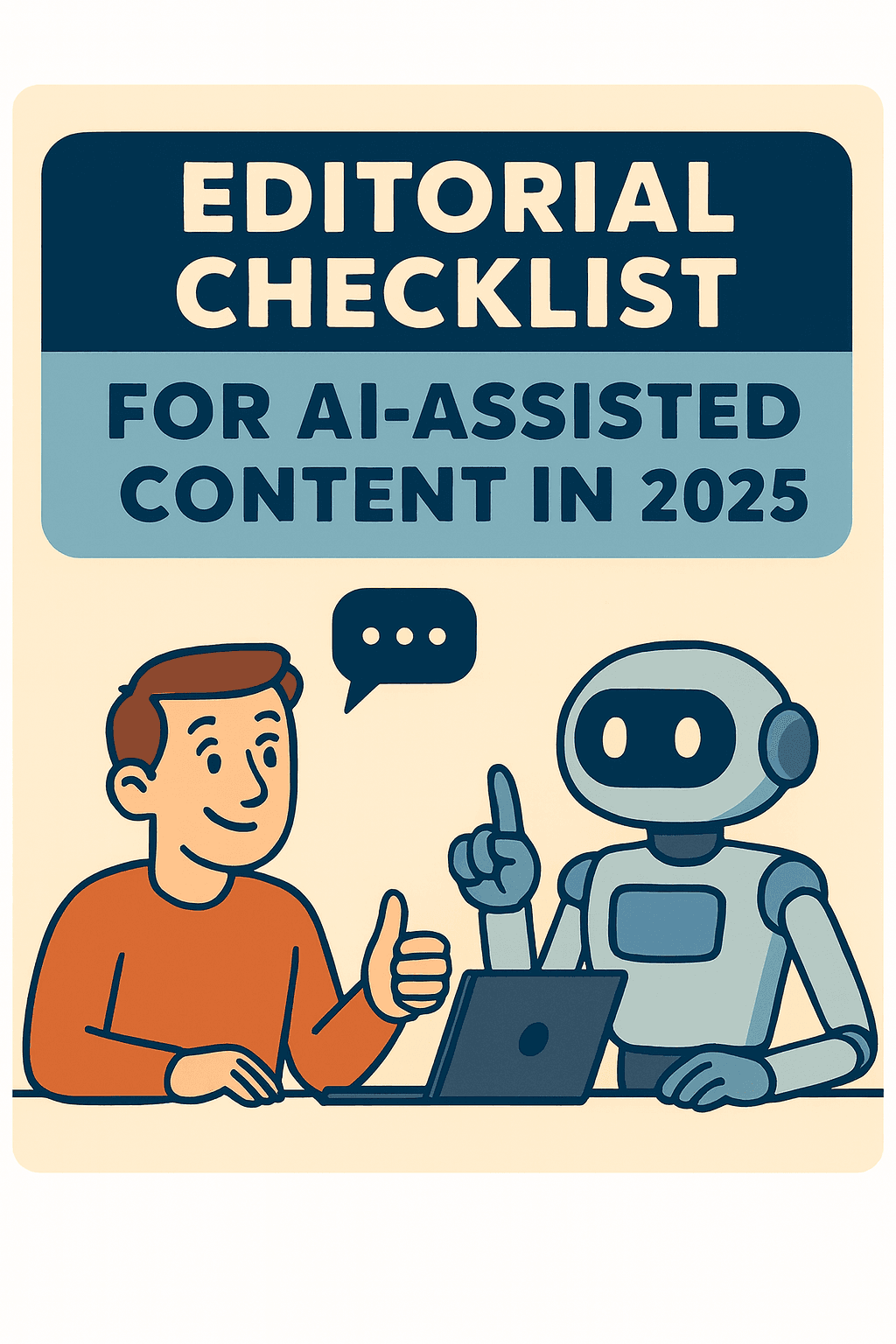 Editorial Checklist for AI-Assisted Content in 2025 image - rephrasy blog